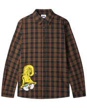Load image into Gallery viewer, Butter Goods x Smurf Harmony Plaid Long Sleeve Shirt