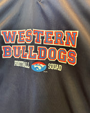 Load image into Gallery viewer, AFL Western Bulldogs Vintage Long Sleeve Jersey in Blue and Red