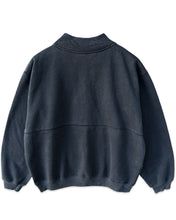 Load image into Gallery viewer, Adidas 1/2 Zip Sweatshirt in Black and Purple (Vintage)