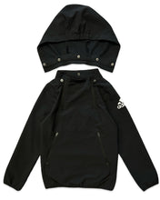 Load image into Gallery viewer, Adidas All Blacks New Zealand Kids Jacket with Detachable Hood in Black (20219)