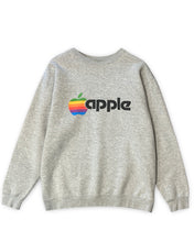 Load image into Gallery viewer, Apple Computers Rainbow Logo Crew in Heather Grey