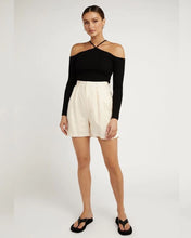 Load image into Gallery viewer, Dissh Linen Bermuda Shorts in Asher Cream