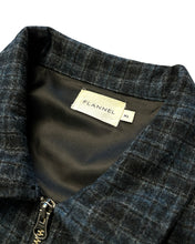 Load image into Gallery viewer, Flannel Denver Wool Jacket in Tartan Navy