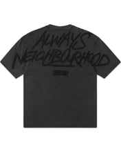 Load image into Gallery viewer, Geedup Always Neighbourhood T-Shirt in Vintage Washed Black (2024)