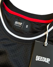 Load image into Gallery viewer, Geedup GDUPFK Basketball Jersey in Black and Blue 2025)