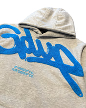 Load image into Gallery viewer, Geedup Handstyle Hoodie in Grey and Blue (2022)