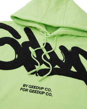 Load image into Gallery viewer, Geedup Handstyle Hoody in Pastel Green and Black (Online)