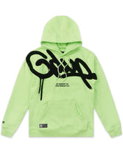 Load image into Gallery viewer, Geedup Handstyle Hoody in Pastel Green and Black (Online)