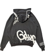Load image into Gallery viewer, Geedup Multi-Logo Zip Jacket in Charcoal and White (2024)