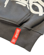 Load image into Gallery viewer, Geedup Multi-Logo Zip Jacket in Charcoal and White (2024)