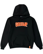 Load image into Gallery viewer, Geedup PFK Play For Keeps Hoodie Black and Orange (2023)