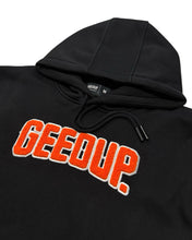 Load image into Gallery viewer, Geedup PFK Play For Keeps Hoodie Black and Orange (2023)