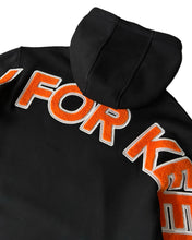 Load image into Gallery viewer, Geedup PFK Play For Keeps Hoodie Black and Orange (2023)