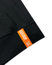 Load image into Gallery viewer, Geedup PFK Play For Keeps Hoodie Black and Orange (2023)