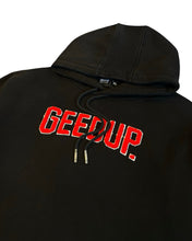 Load image into Gallery viewer, Geedup PFK Play For Keeps Hoodie Black and Red (2021)