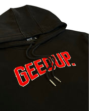 Load image into Gallery viewer, Geedup PFK Play For Keeps Hoodie Black and Red (2021)