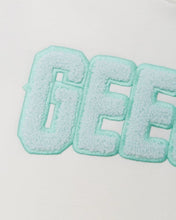 Load image into Gallery viewer, Geedup PFK Play For Keeps Hoodie in Bone and Teal (Online)