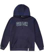 Load image into Gallery viewer, Geedup PFK Play for Keeps Hoodie in Navy and Blue (2022)