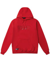 Load image into Gallery viewer, Geedup PFK T.T Hoodie in Double Red (Online Only)