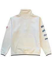 Load image into Gallery viewer, Geedup Sportsman Badges Quarert Zip Jumper in Cream (2023)