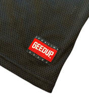 Load image into Gallery viewer, Geedup Team Logo B-Ball Jersey in Black and Teal (2021)