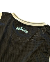 Load image into Gallery viewer, Geedup Team Logo B-Ball Jersey in Black and Teal (2021)
