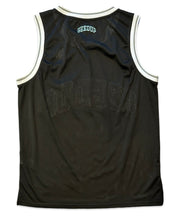 Load image into Gallery viewer, Geedup Team Logo B-Ball Jersey in Black and Teal (2021)