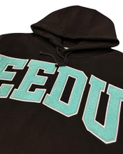 Load image into Gallery viewer, Geedup Team Logo Hoodie in Black and Teal (2022)