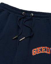 Load image into Gallery viewer, Geedup Team Logo Trackpants in Navy and Burnt Orange (2024)