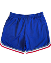 Load image into Gallery viewer, Geedup Team Logo Perforated Shorts in Blue