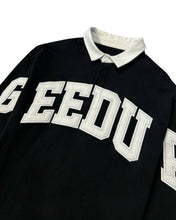 Load image into Gallery viewer, Geedup Team Logo Rugby Jersey in Black (2021)