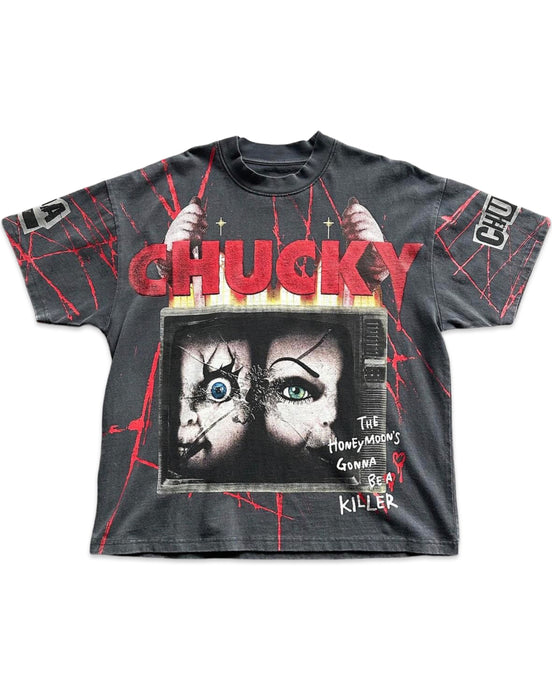 Chucky Colossal All Over Print Vintage Wash T-Shirt