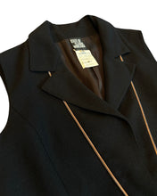 Load image into Gallery viewer, State of Claude Montana Sleeveless Blazer Dress in Black