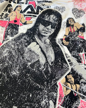 Load image into Gallery viewer, WWE Brett the Hitman Heart AOP Short Sleeve T-Shirt