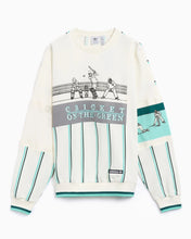 Load image into Gallery viewer, Adidas Originals Retro Cricket Inspired Crewneck Sweatshirt in Off White - Bisy Clothing