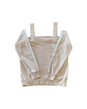 Load image into Gallery viewer, Adidas Tan Shoulderless 3 Stripe Jumper ⏐ Size 10 - Bisy Clothing