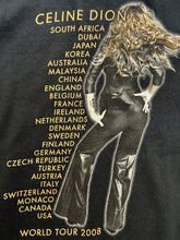 Load image into Gallery viewer, Celine Dion 2008 World Tour T-Shirt Short Sleeve ⏐ Size S - Bisy Clothing