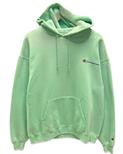 Load image into Gallery viewer, Champion Eco Script Hoodie In Green - Bisy Clothing