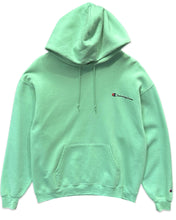 Load image into Gallery viewer, Champion Eco Script Hoodie In Green - Bisy Clothing