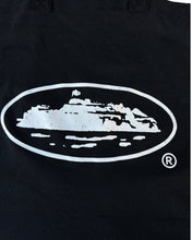 Load image into Gallery viewer, Corteiz RTW Alcatraz Linen Tote Bag in Black - Bisy Clothing