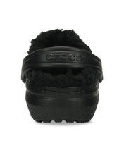 Load image into Gallery viewer, Crocs Kids' Classic Fuzzy Lined Clog in Black - Bisy Clothing