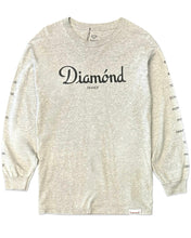 Load image into Gallery viewer, Diamond Supply Vintage 'France' Long Sleeve T-Shirt in Grey - Bisy Clothing