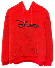 Load image into Gallery viewer, Disney Sherpa Fleece Hooded Jumper in Red - Bisy Clothing