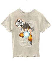 Load image into Gallery viewer, Dragon Ball Z 2X Son Goku+ Shenron Short Sleeve T-Shirt in Grey ⏐ Size S - Bisy Clothing