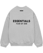 Load image into Gallery viewer, Essentials Fear of God Fleece Crewneck Light Heather Grey (FW 24/25) - Bisy Clothing