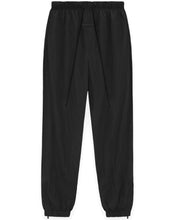 Load image into Gallery viewer, Essentials Fear of God Nylon Trackpants in Jet Black (2024) - Bisy Clothing