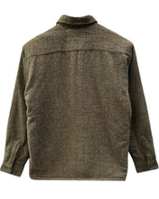 Load image into Gallery viewer, Flannel Sherpa Lined Button Jacket in Brown Tweed - Bisy Clothing
