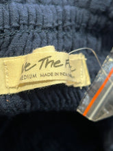 Load image into Gallery viewer, Free People Navy Blue Dancing Till Dawn Off the Shoulder Cropped Top ⏐ Size M - Bisy Clothing