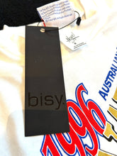 Load image into Gallery viewer, Full Boar AFL 1996 Vintage Single Stitch Grand Final Short Sleeve T-Shirt White - Bisy Clothing