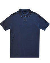 Load image into Gallery viewer, Gazman Basic Pique Short Sleeve Polo Shirt in Blue Denim - Bisy Clothing